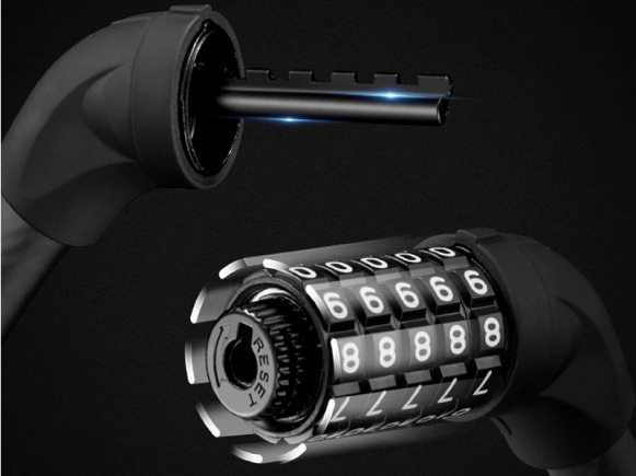 COBLK22002 Bicycle lock bike portable anti theft lock manufacturer 1 05